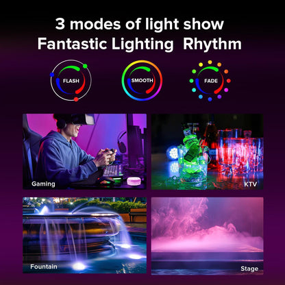 Sansi WaterProof RBG LEDS (4PACK)